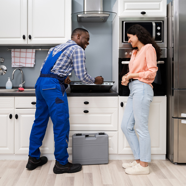 what kind of warranty do you offer on your cooktop repair services in Falls Of Rough